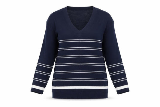 Front view of Next women’s blue basic t-shirt, size UK 10