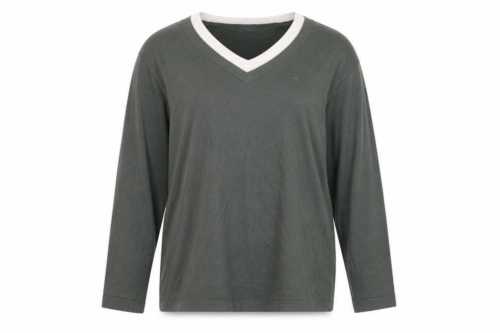 Front view of JL women’s green jumper, size 2XL