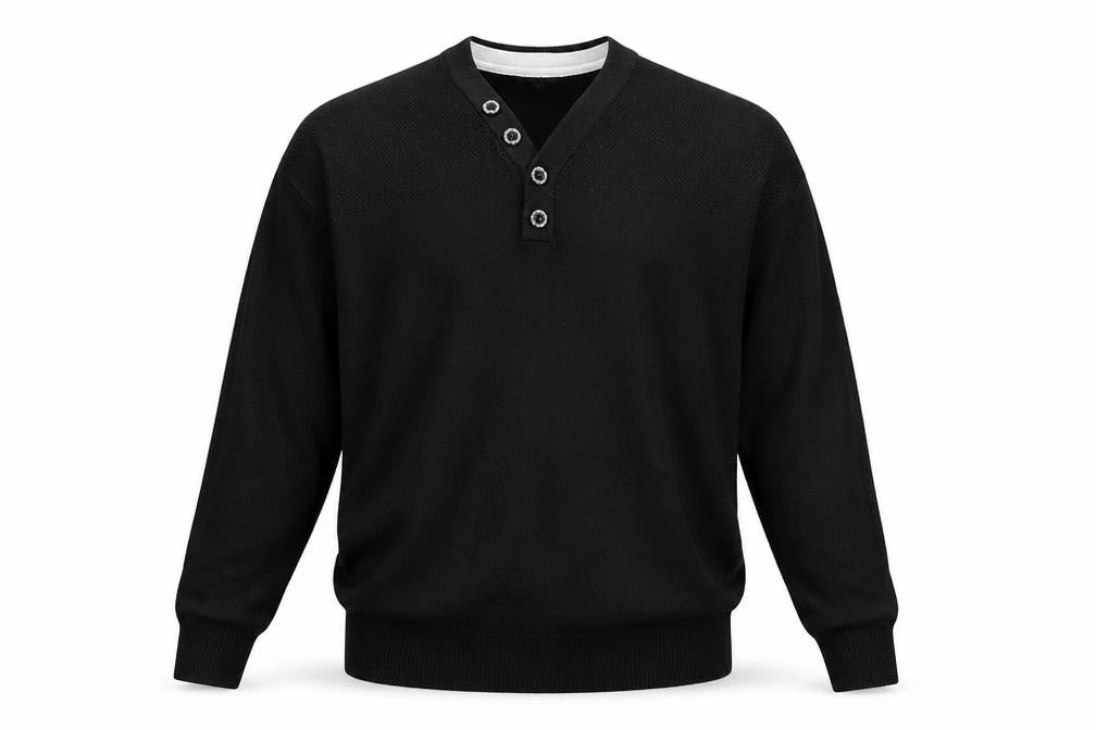 George Mens Black   Pullover Jumper Size S