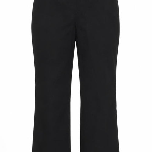 Style Womens Black   Trousers  Size 12 L28 in