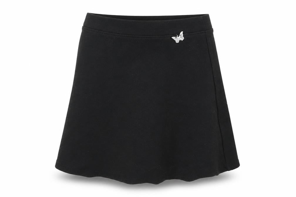 Front view of Tu girls’ black mini set, size 8, years
