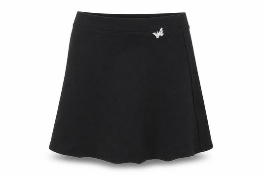 Front view of Tu girls’ black mini set, size 8, years