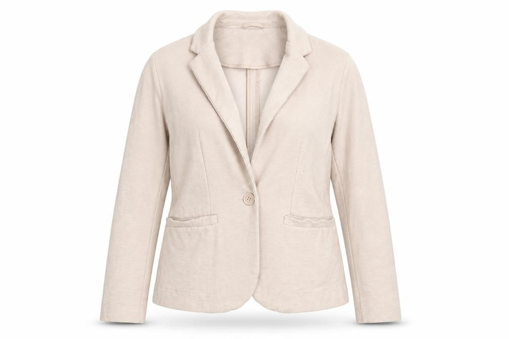 Front view of New Look women’s pink jacket blazer, size UK 8