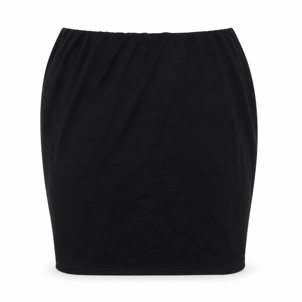 Boohoo Womens Black   Straight & Pencil Skirt Size 8