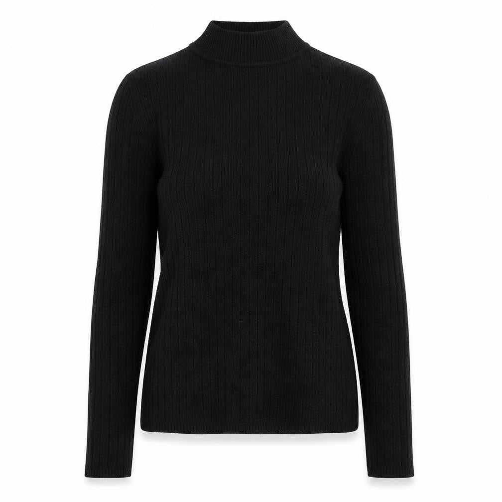 Front view of Primark women’s black jumper, size XS