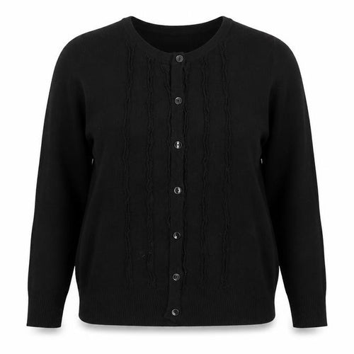 Adini Womens Black   Cardigan Jumper Size L