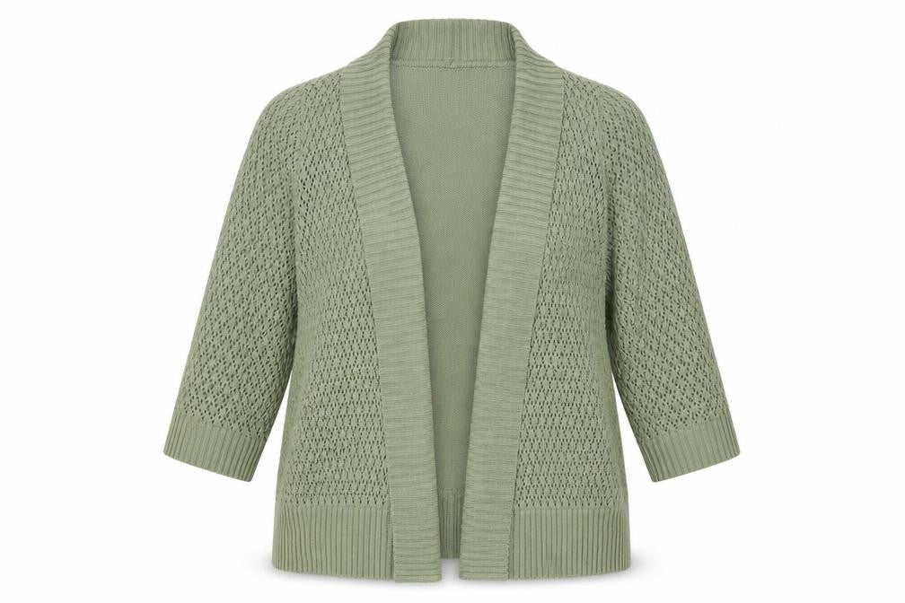 BM collection Womens Green   Cardigan Jumper Size XL