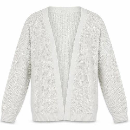 F&F Womens Grey  Knit Cardigan Jumper Size 14