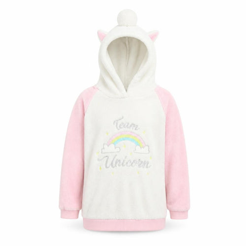 I Believe In Unicorns Girls Pink Geometric  Top Pyjama Top Size 10-11 Years  - Unicorn
