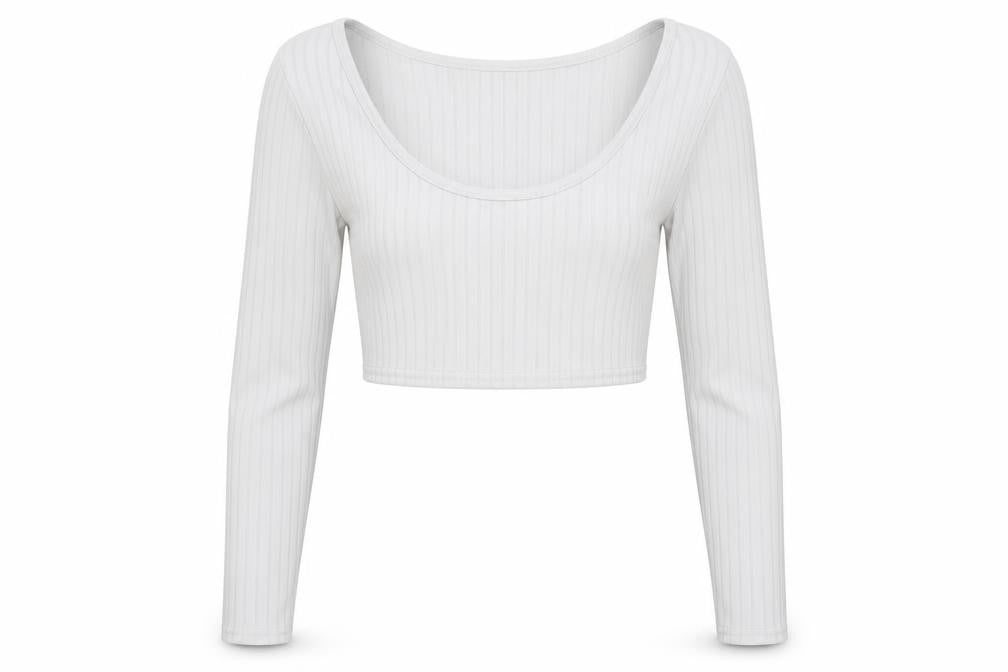 Pretty Little Thing  Womens White   Basic T-Shirt Size 10