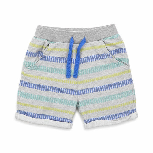 Ladybird Boys Grey Striped  Capri Trousers Size 9-12 Months