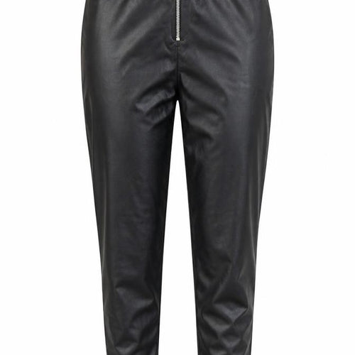 Boohoo Womens Black   Carrot Trousers Size 6 L25 in