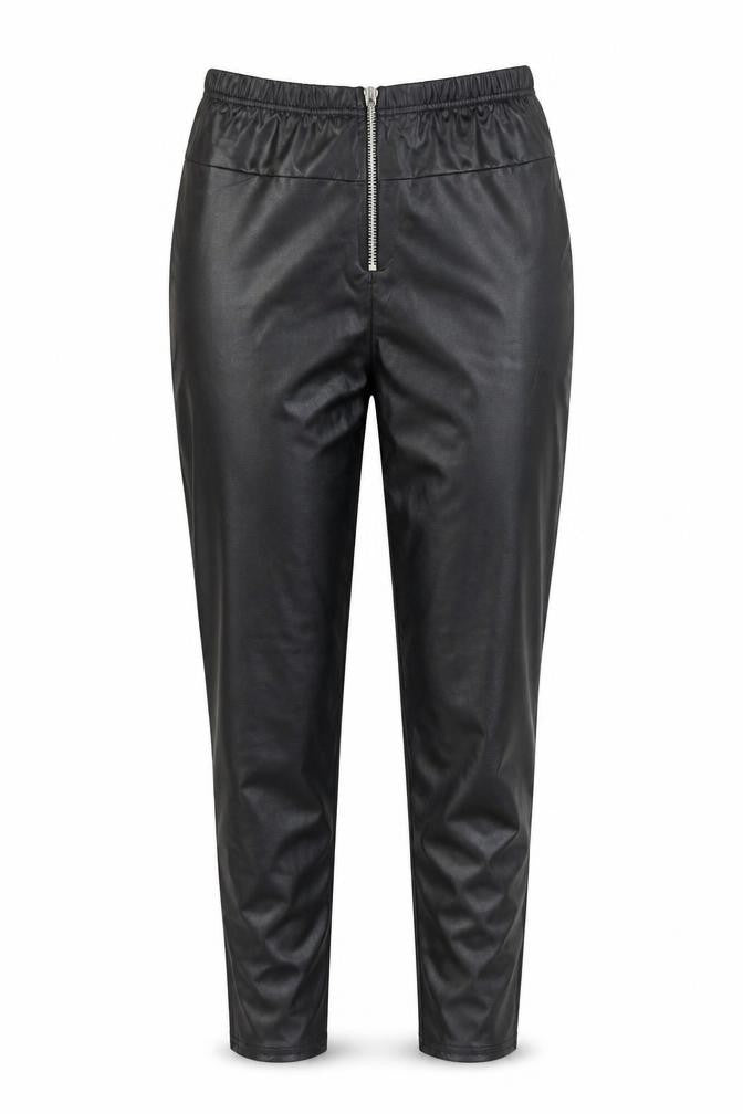 Boohoo Womens Black   Carrot Trousers Size 6 L25 in