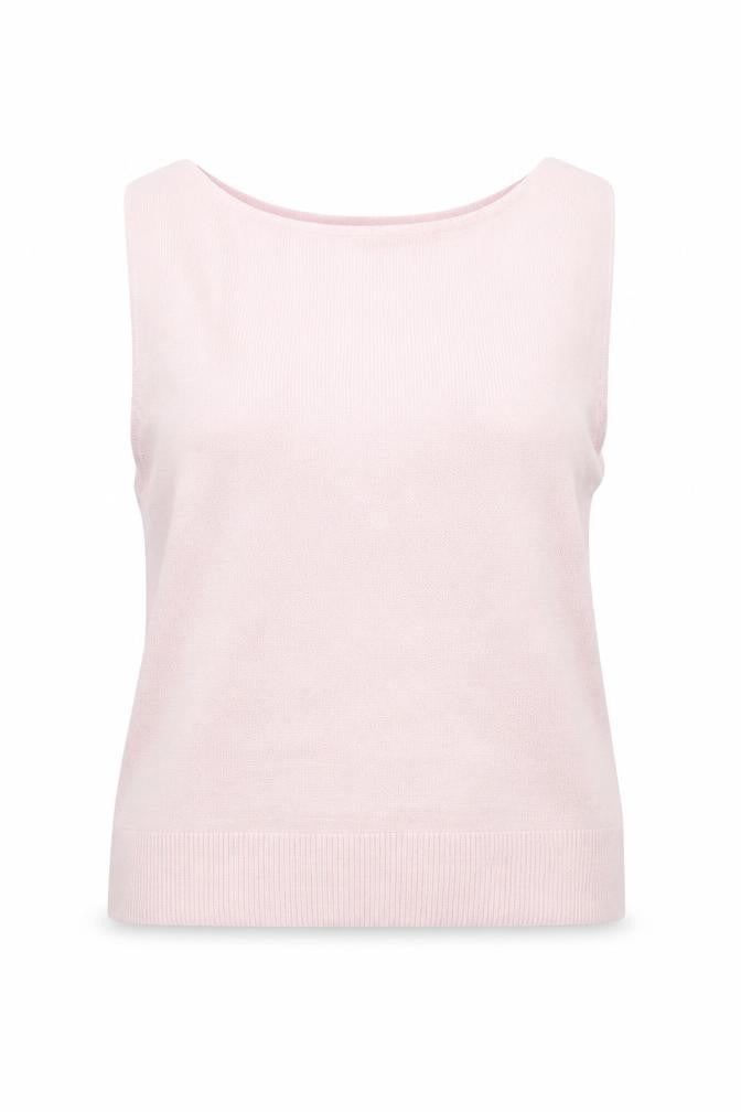 Front view of George women’s pink knit jumper, size UK 14