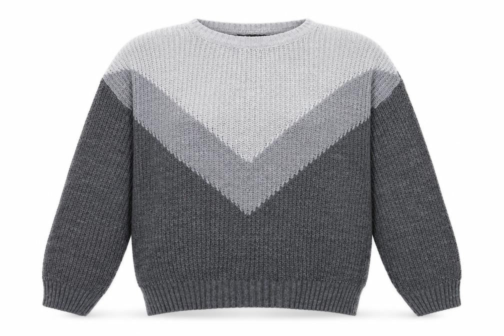 New Look Girls Grey  Knit Pullover Jumper Size 14 Years