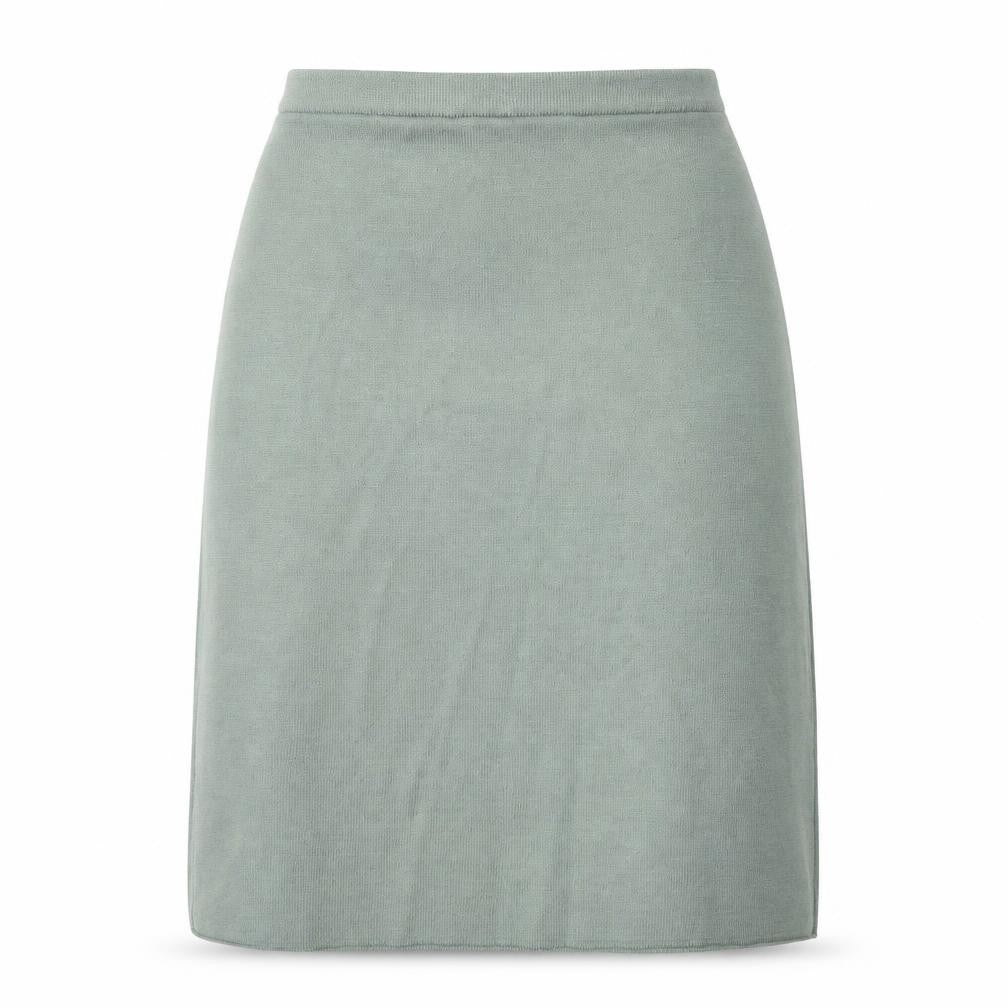Classic Womens Grey  Knit A-Line Skirt Size 12