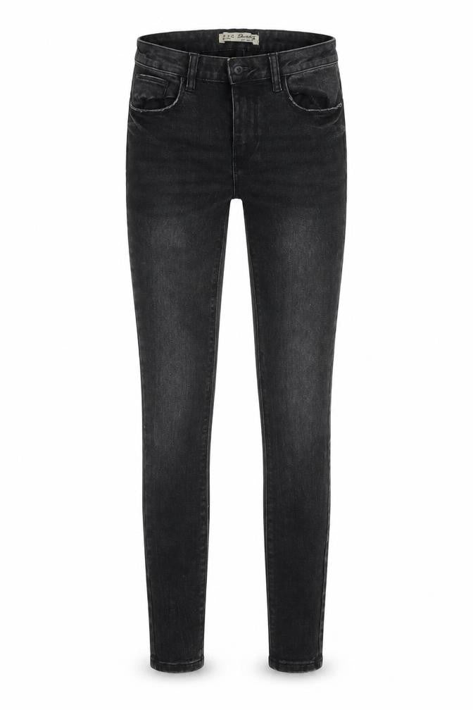 Denim & Co. Womens Black   Skinny Jeans Size 6 L28 in