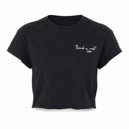 Front view of New Look girls’ black basic t-shirt, size 11, years