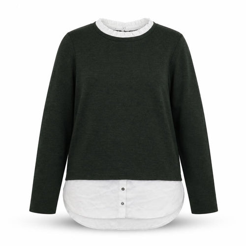 Dorothy Perkins Womens Green  Knit Pullover Jumper Size 8