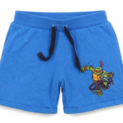 Nickelodeon Boys Blue   Sweat Shorts Size 5-6 Years - TMNT
