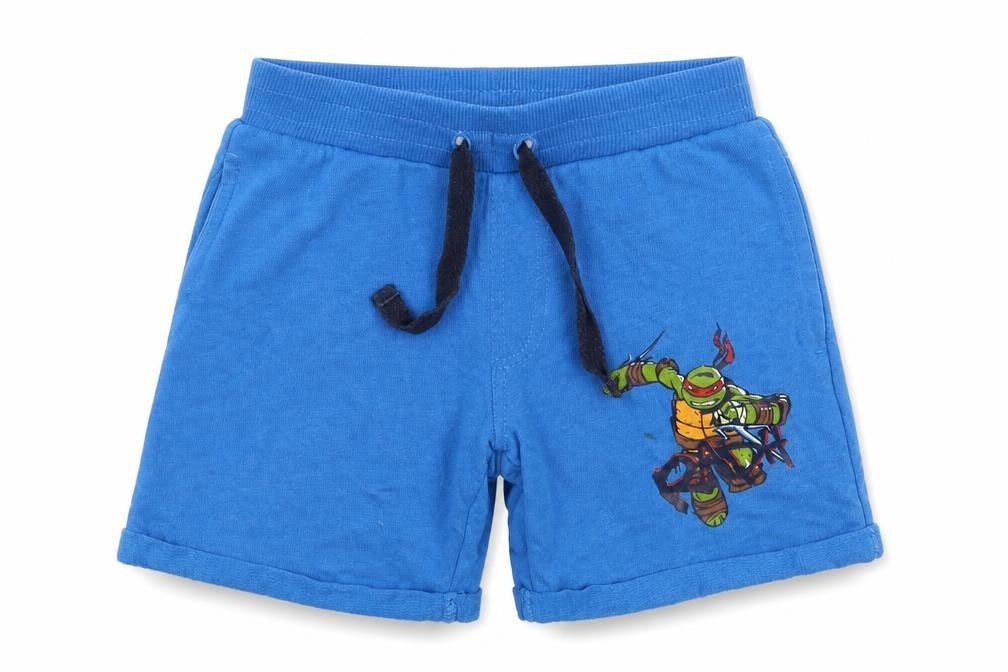 Nickelodeon Boys Blue   Sweat Shorts Size 5-6 Years - TMNT