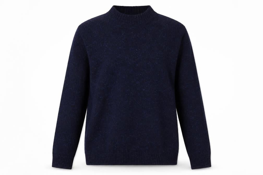 Front view of Next girls’ blue pullover sweatshirt, size L