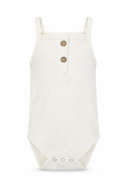 Front view of Primark boys’ white catsuit one-piece, size 18, months