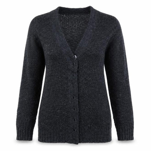 miss flori Womens Grey   Cardigan Jumper Size 10