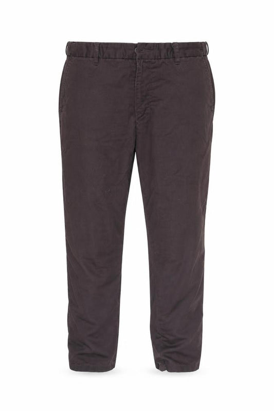 Front view of PG Field men’s brown snow pants trousers, size 42, 27-inch leg