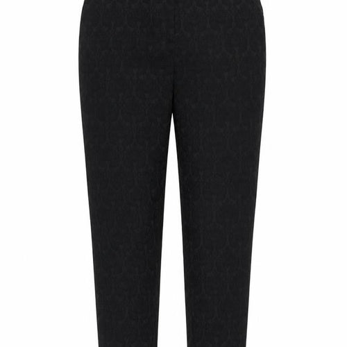 Soon Womens Black Floral  Trousers  Size 10 L25 in