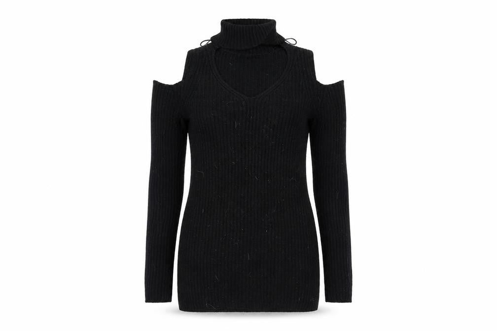 Select Womens Black   Basic T-Shirt Size 6
