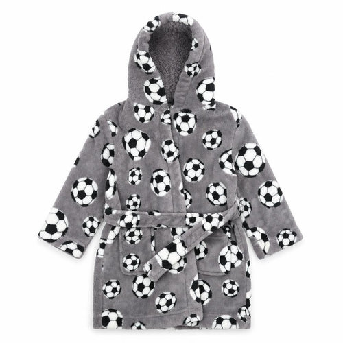 Blue Zoo Girls Grey Solid  Top Robe Size 2-3 Years  - Football