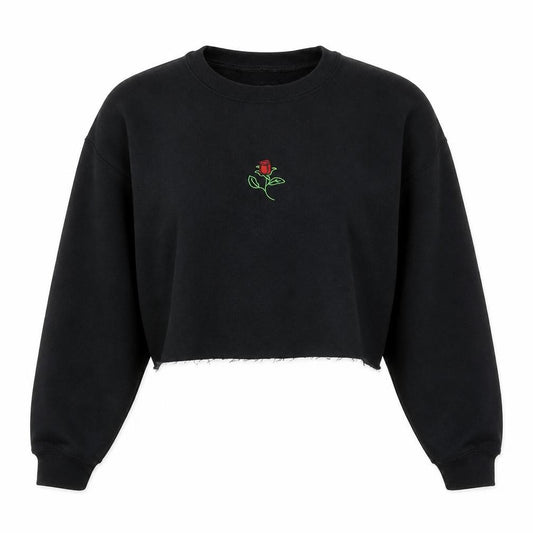 Front view of PRETTYLITTLETHING women’s black jumper, size UK 12