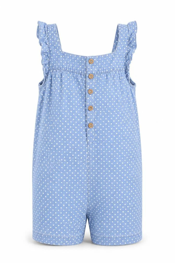 George Baby Blue Polka Dot  Unitard One-Piece Size 18-24 Months