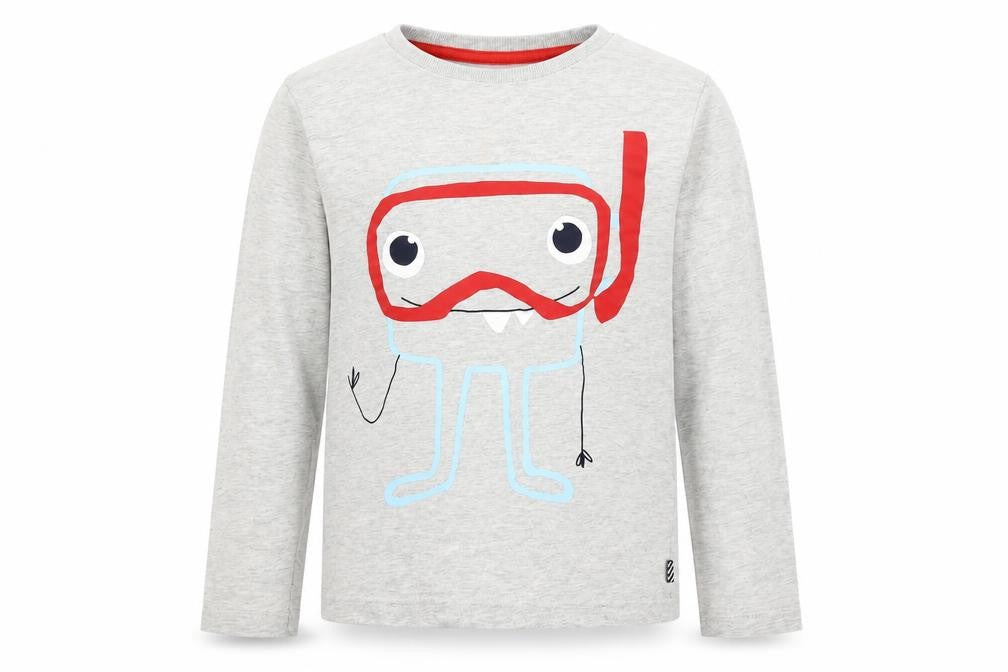 F&F Boys Grey   Basic T-Shirt Size 6-7 Years