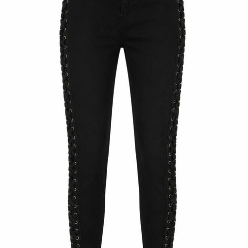Girl Vivi Girls Black  Damask Skinny Jeans Size XS