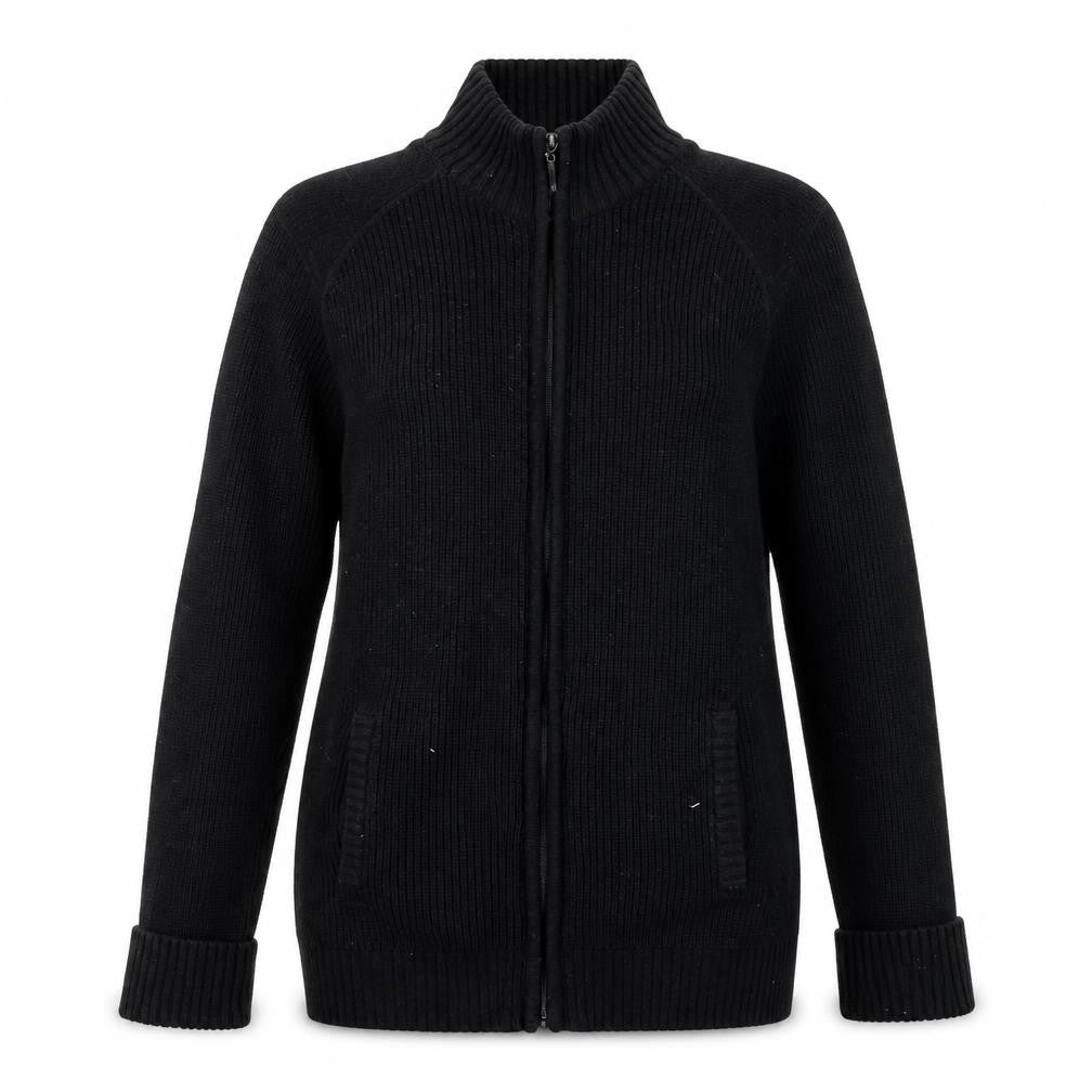Front view of Cedarwood State women’s black jacket, size L