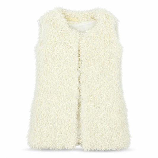 Front view of kids star women’s ivory jacket, size UK 14