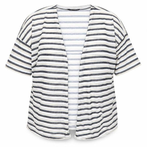 Dorothy Perkins Womens Beige Striped  Cardigan Jumper Size L