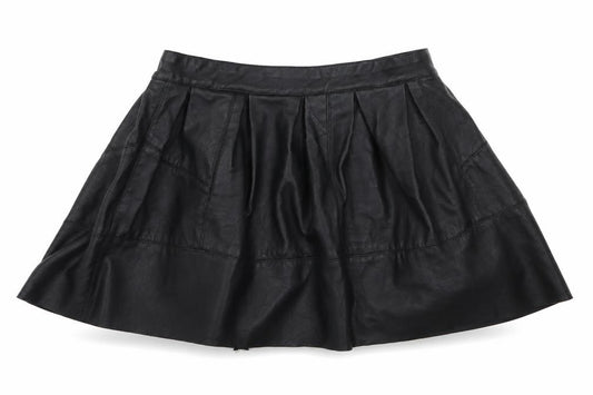 Front view of ASOS women’s black skater set, size UK 6