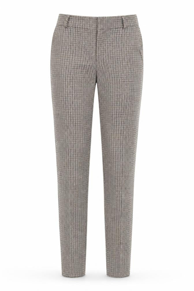Preworn Womens Brown Herringbone  Trousers  Size S L28 in