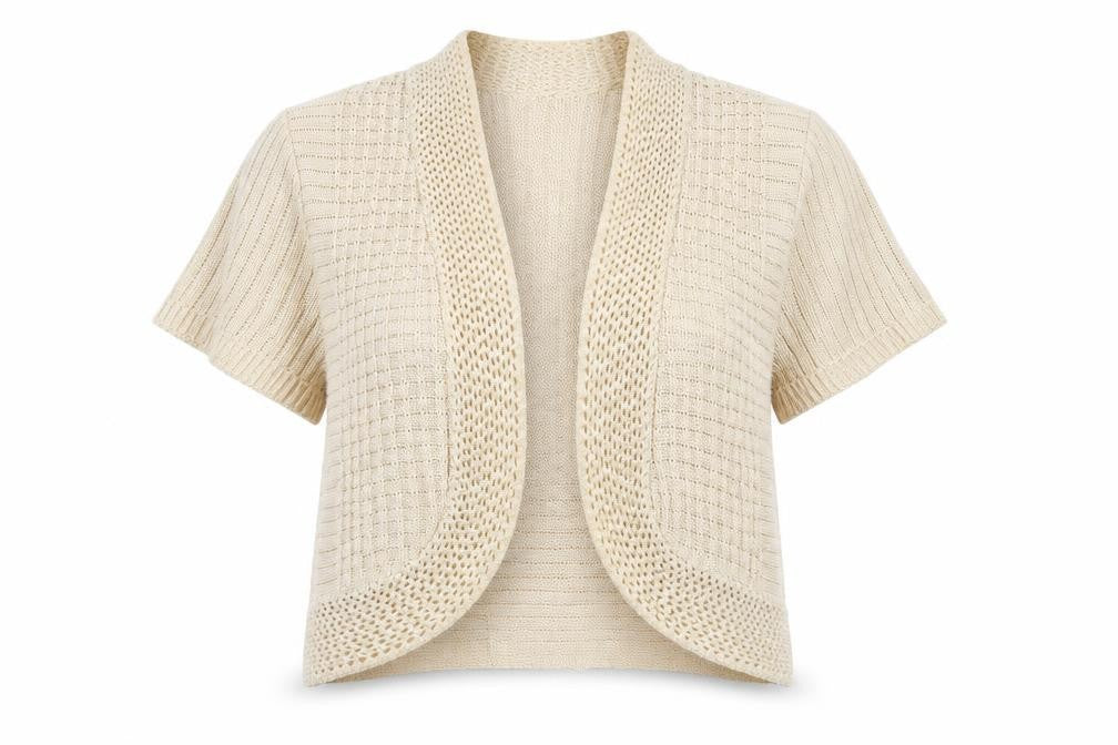Glimpse Design Womens Beige   Cardigan Jumper Size S