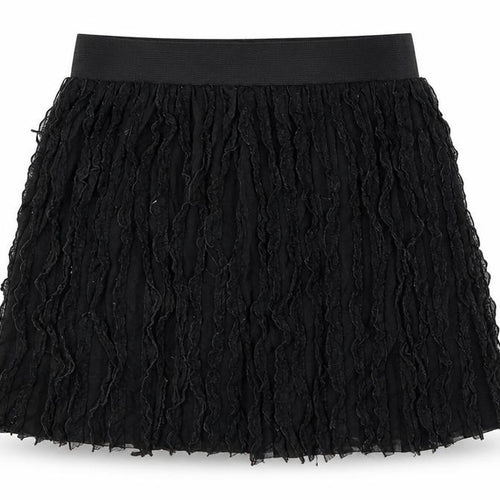 Preworn Womens Black   A-Line Skirt Size S