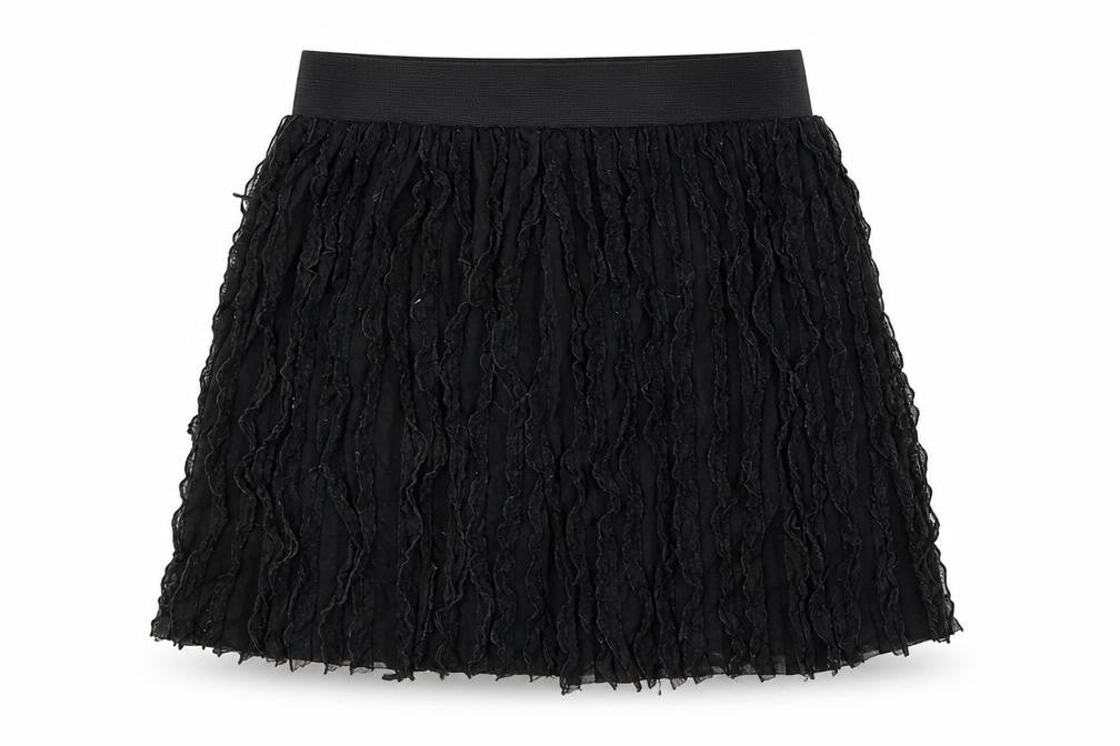 Preworn Womens Black   A-Line Skirt Size S