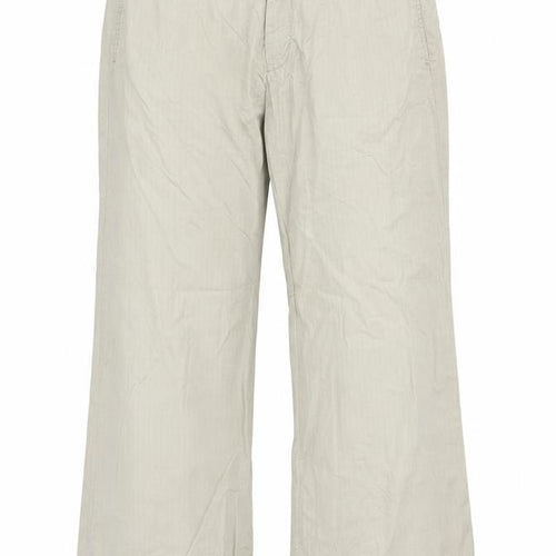 Preworn Womens Beige   Carpenter Trousers Size L L28 in