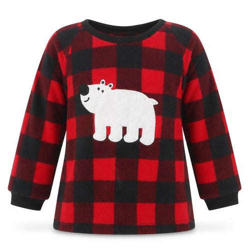 George Boys Red Check  Babydoll Pyjama Top Size 18-24 Months