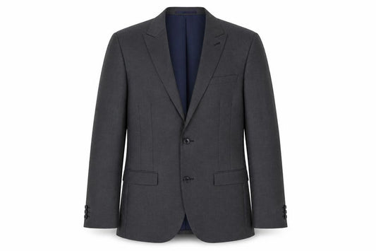 Front view of Next men’s grey jacket suit jacket, size 36