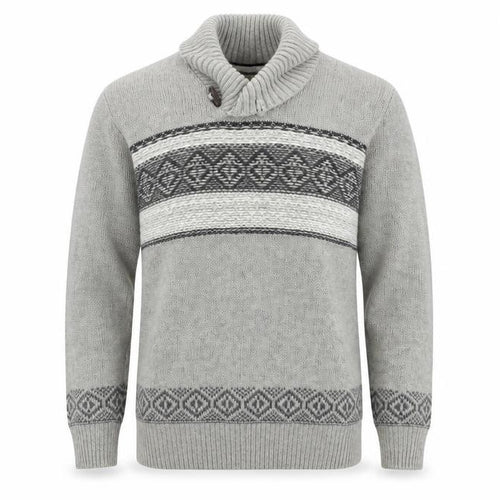 boston crew Mens Green Striped Knit Pullover Jumper Size L