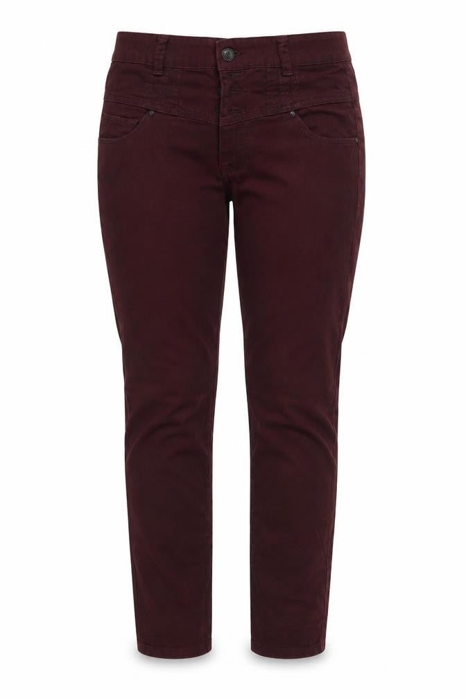 YESYES Womens Red   Skinny Jeans Size 12 L30 in