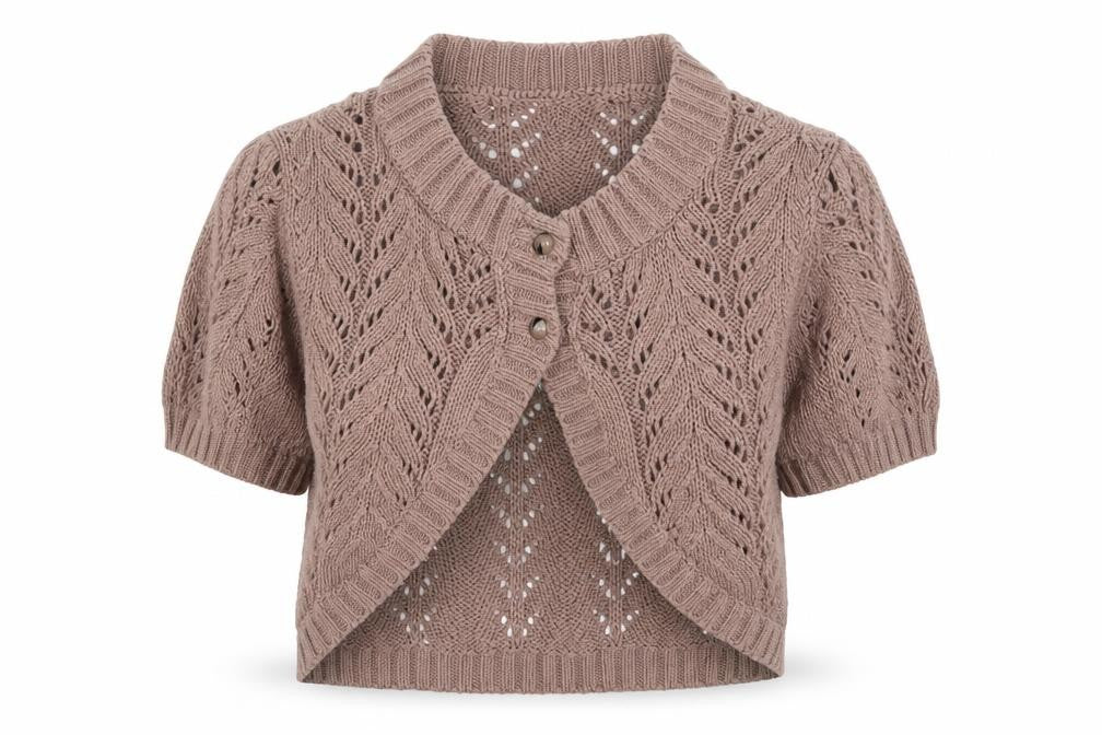 Butterfly Womens Beige   Cardigan Jumper Size 16